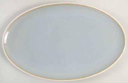 Mist 16" Oval Serving Platter