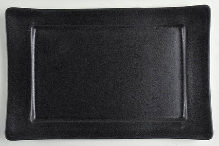 Spirit Reglisse Rectangular Dinner Plate by Philippe Deshoulieres