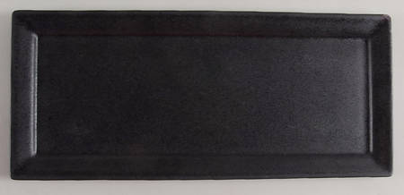 Spirit Reglisse 14" Rectangular Plate
