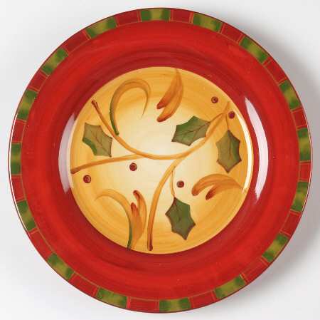 Crimson Berries Salad/Dessert Plate