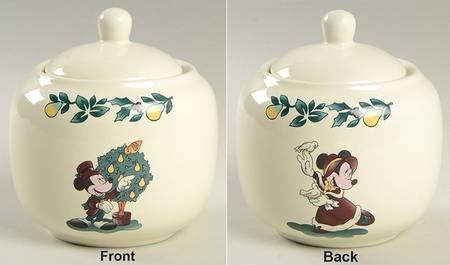 Twelve Days of Christmas Sugar Bowl & Lid