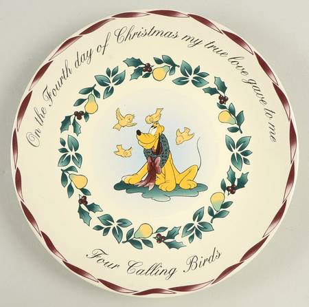 Twelve Days of Christmas Salad Plate