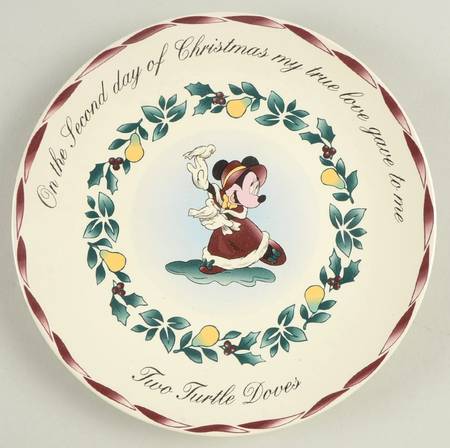 Twelve Days of Christmas Salad Plate