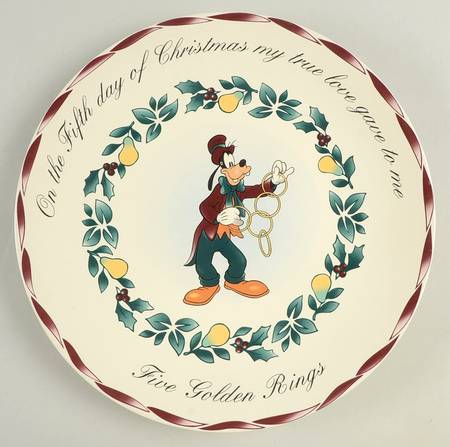 Twelve Days of Christmas Dinner Plate