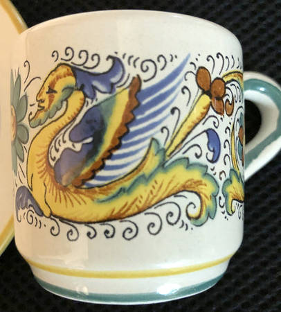 DER49 Flat Demitasse Cup & Saucer Set
