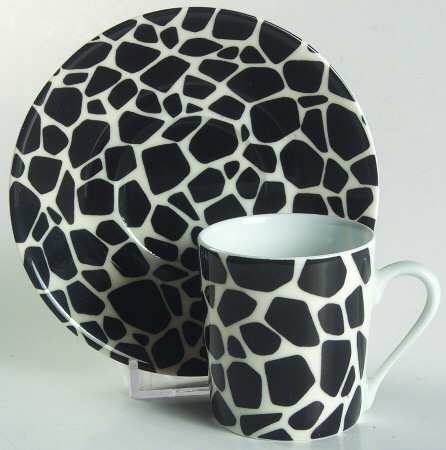 Lodge Flat Demitasse Cup & Saucer Set