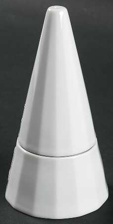 Metria White Stacking Salt & Pepper Set