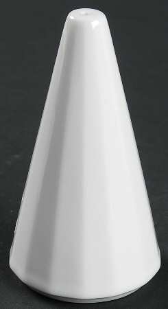 Metria White Stacking Salt Shaker