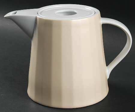 Metria Champagne China Beverage Server & Lid
