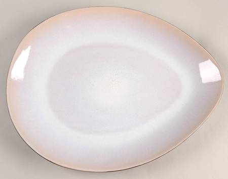 Mist Mahogany 14" Oval Tray