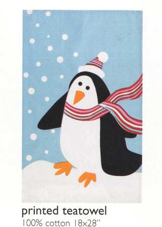 Penguins Tea Towel