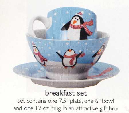 Penguins 6" All Purpose Bowl