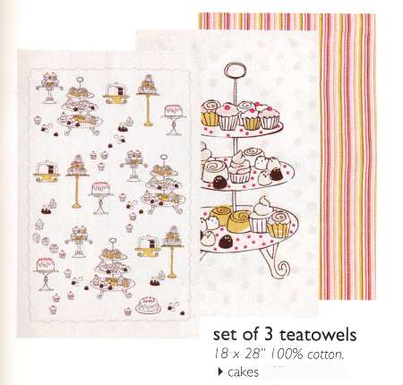 Cakes Tea Towel