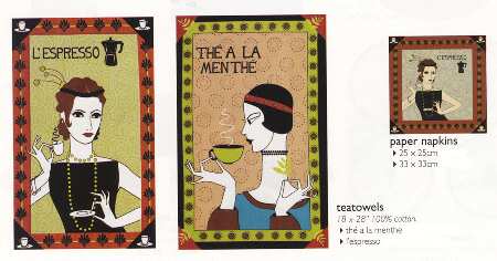 Cafe Ladies Tea Towel
