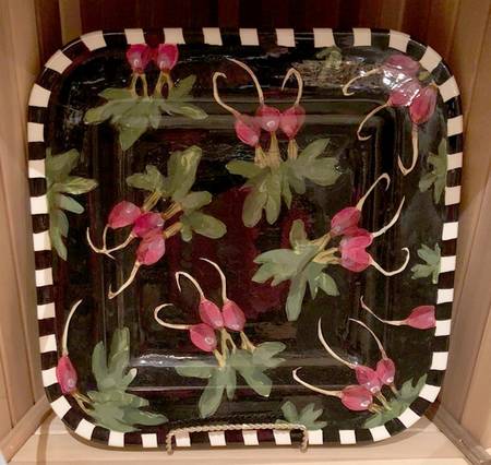 Black Radish 15" Square Serving Platter