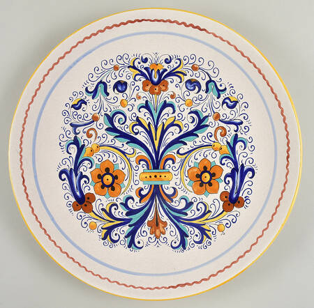 Ricco Deruta 15" Chop Plate (Round Platter)