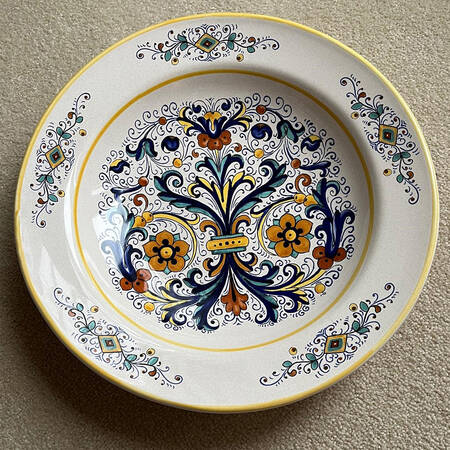 Ricco Deruta 15" Pasta Serving Bowl