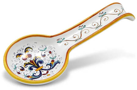 Ricco Deruta Spoon Rest/Holder (Holds 1 Spoon)