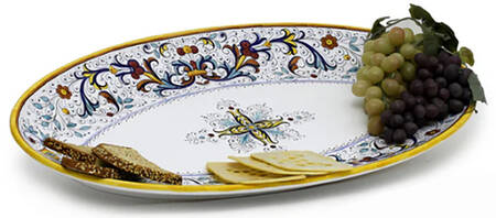 Ricco Deruta 26" Oval Serving Platter
