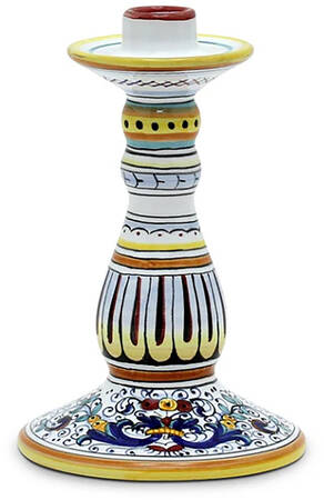 Ricco Deruta 8" Tall Candlestick
