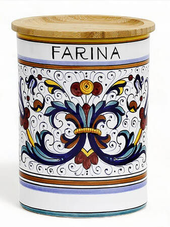 Ricco Deruta Flour Canister & Lid