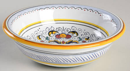 Ricco Deruta Coupe Cereal Bowl