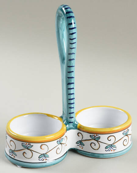 Ricco Deruta Tray for Salt/Pepper Set