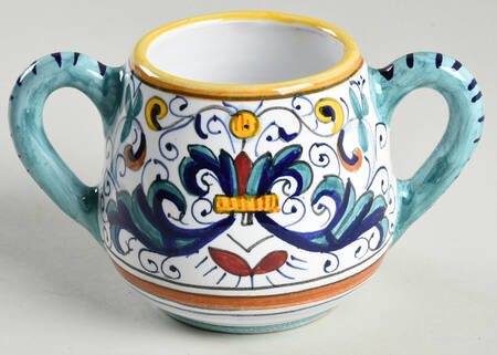 Ricco Deruta Sugar Bowl No Lid
