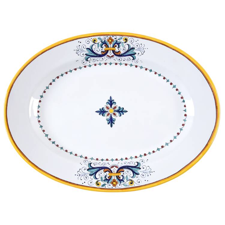 Ricco Deruta 16" Oval Serving Platter