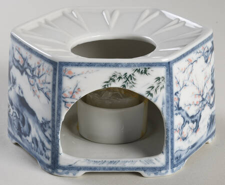 Dynasty Blue Warmer Stand  (For Tea Pot)