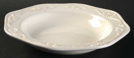 Marie Antoinette Large Rim Soup Bowl