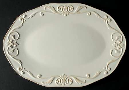 Marie Antoinette 14" Oval Serving Platter