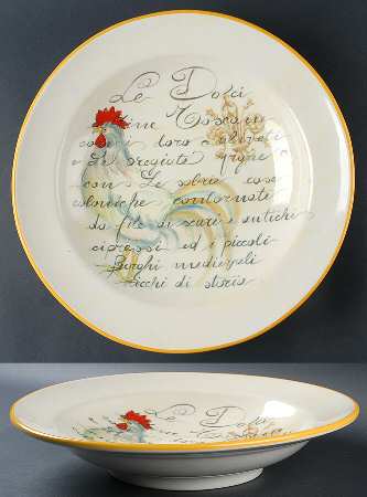 Rooster Script 14" Pasta Serving Bowl by Williams-Sonoma