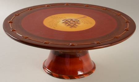 Mountain Vista 11" Diameter Pedestal Cake Stand
