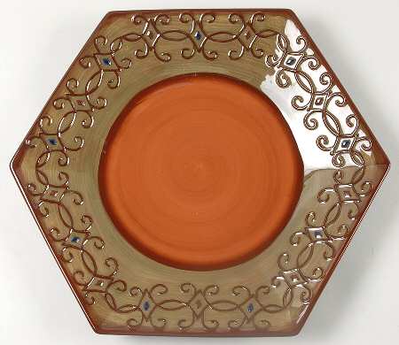 Treasured Home 12" Hexagonal Platter