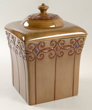 Treasured Home Large Canister & Lid