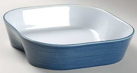 Topos Wave 9" Square Vegetable Bowl