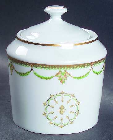 Sully Green Sugar Bowl & Lid
