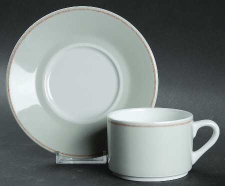 Boreal Flat Cup & Saucer Set