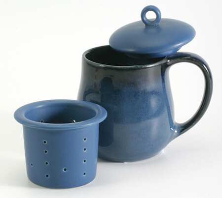 Ch'A Twilight Blue Mug with Lid & Infuser