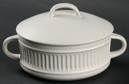 Flamestone Ivory Individual Casserole & Lid