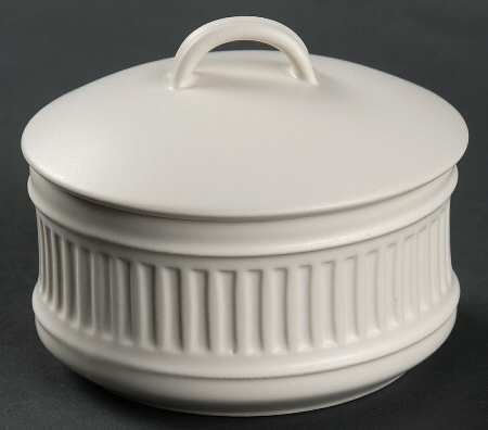 Flamestone Ivory Sugar Bowl & Lid
