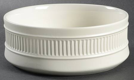 Flamestone Ivory 8" Round Vegetable Bowl