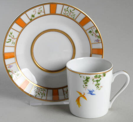 Pergola Flat Demitasse Cup & Saucer Set