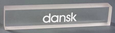 Advertising Signs Lucite Sign 1