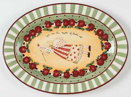 Dks1 13" Oval Serving Platter