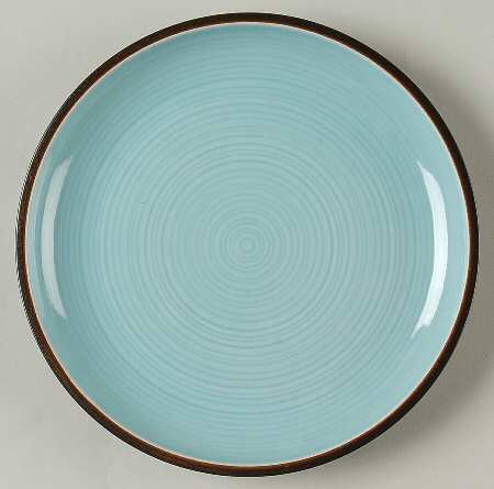 Spin Blue Salad Plate