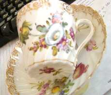 284-2 Flat Demitasse Cup & Saucer Set