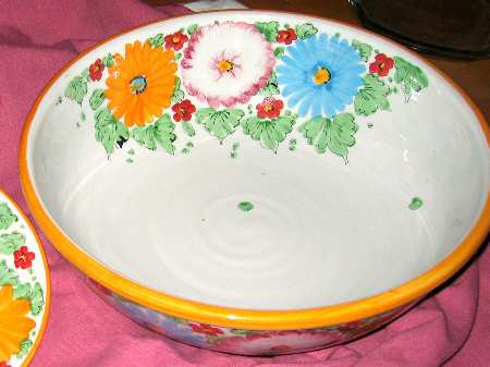 DER58 12" Large Salad Serving Bowl