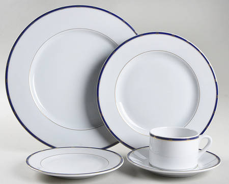 Zenith Blue 5 Piece Place Setting
